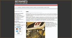 Desktop Screenshot of motogadgets.nl
